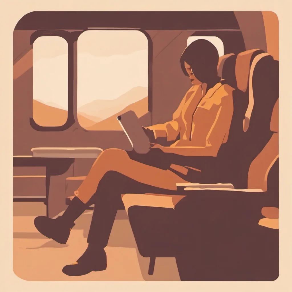 Someone checking off today's task on their phone on the train home