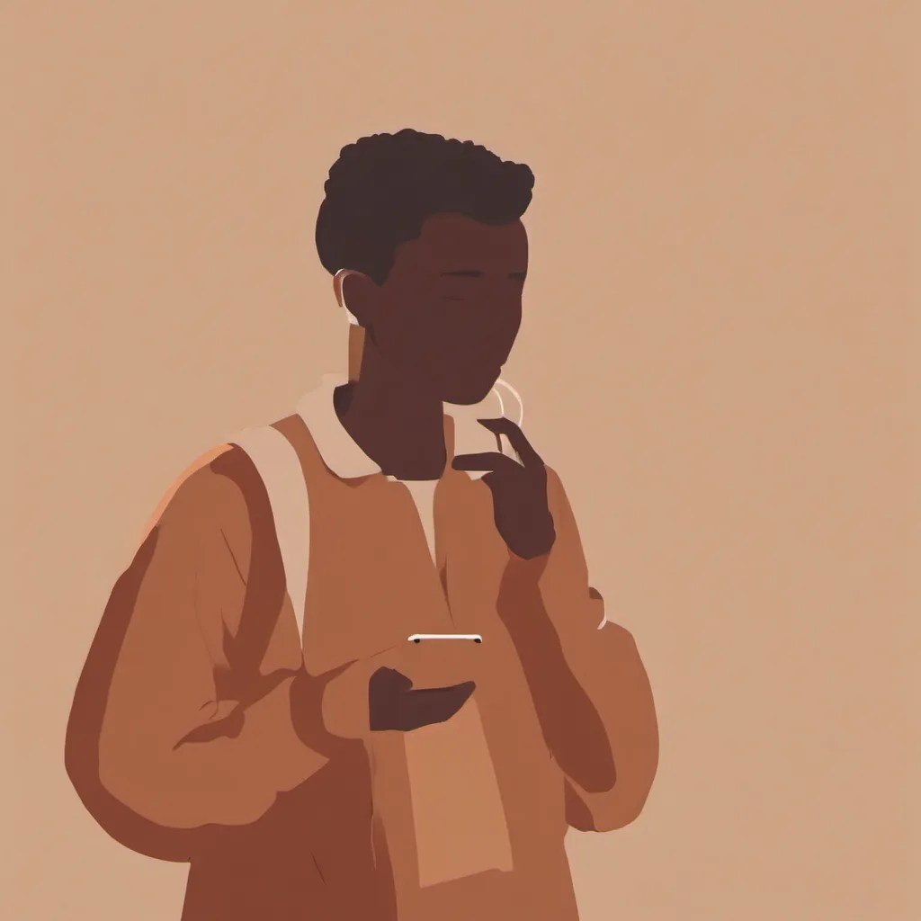 Silhouette checking a habit streak on a phone screen